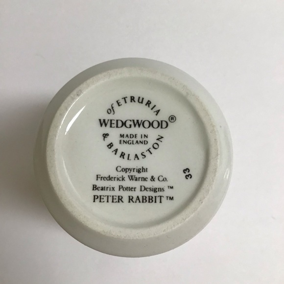 Wedgwood Beatrix Potter Peter Rabbit Porcelain Mug Child Cup England #33 Vintage - Picture 4 of 11